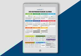 IQR Deadlines Calendar 2020