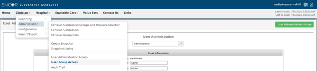 Administration - User Group Access-1