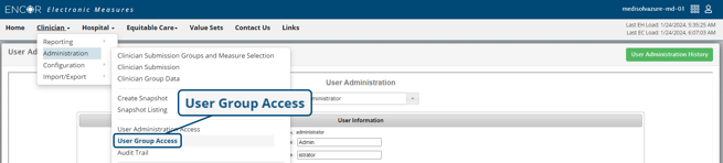 Administration - User Group Access-2