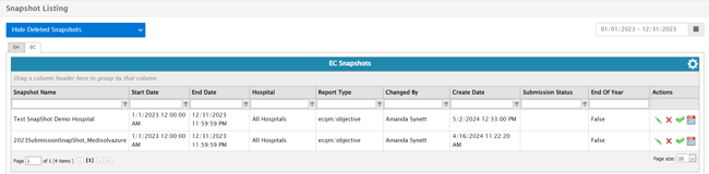 SnapShot Listing