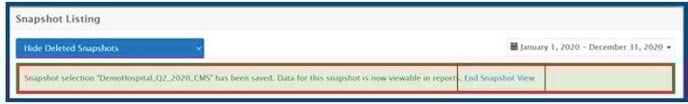 Snapshot listing2