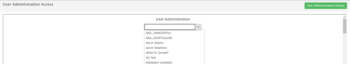 User Administration Access-1